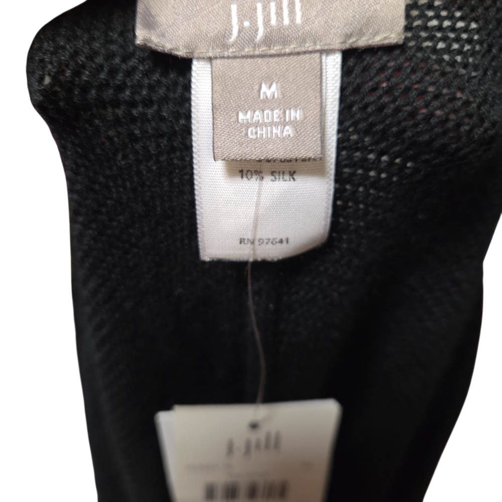J. Jill  NWT Elegant Black Women's Cardigan - Picture 7 of 7